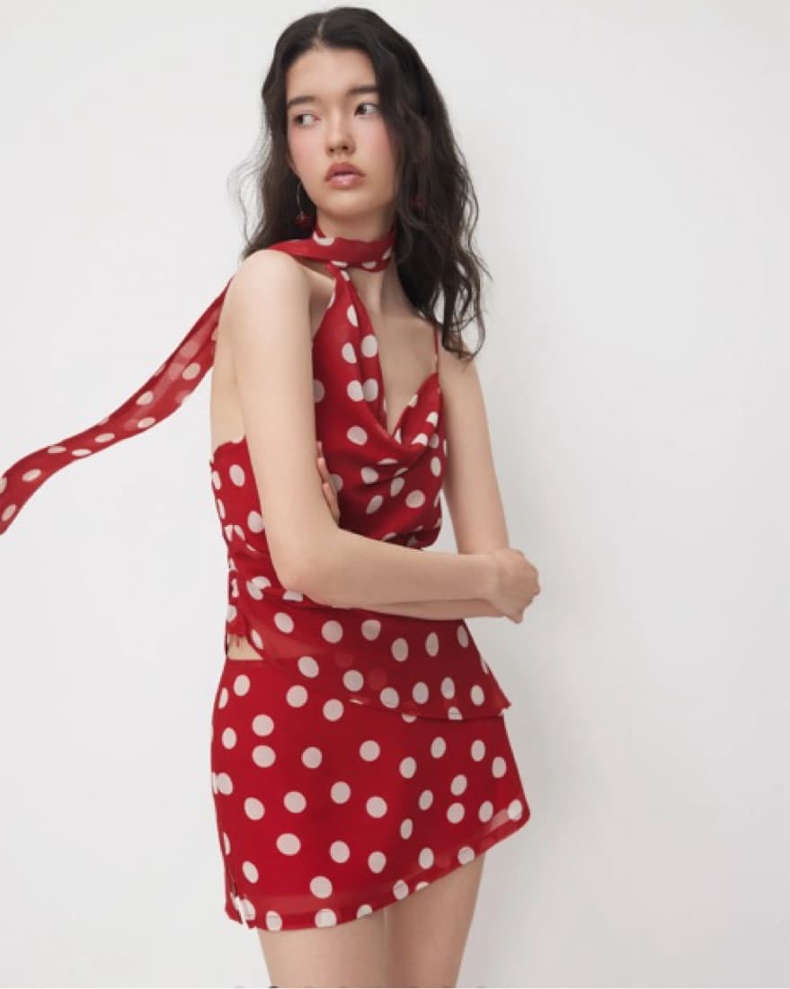 Matching Red Polca Dot Set - Image 5