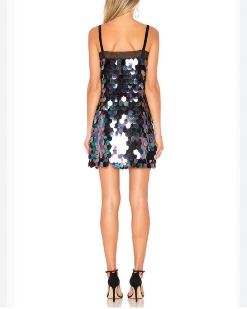 Vibrant Sequin Mini Dress - Image 2