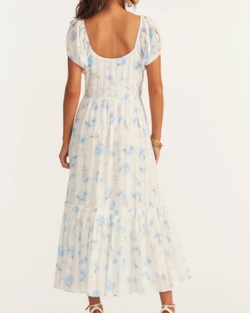 Blue Floral Love Shack Fancy Dress - Image 2