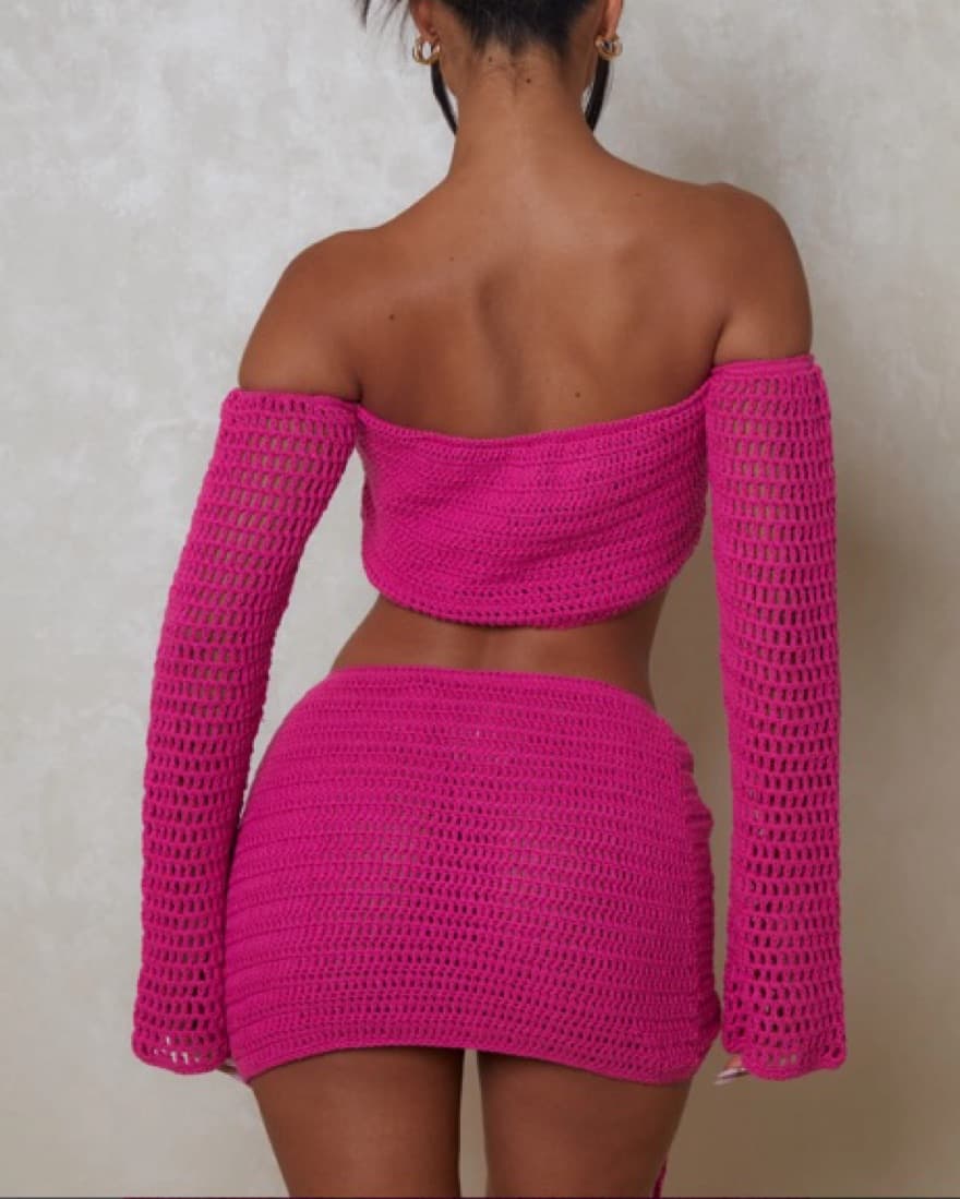 Hot Pink Cover up - Image 2