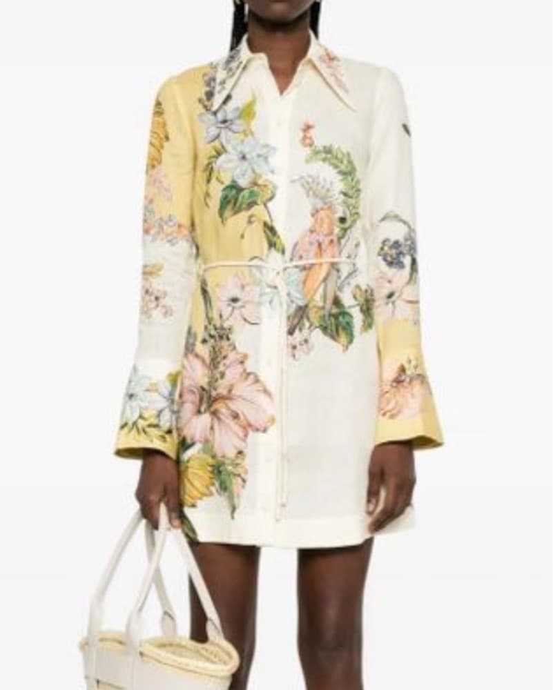 SOLD Alemais Oleander Mini Dress - Image 3