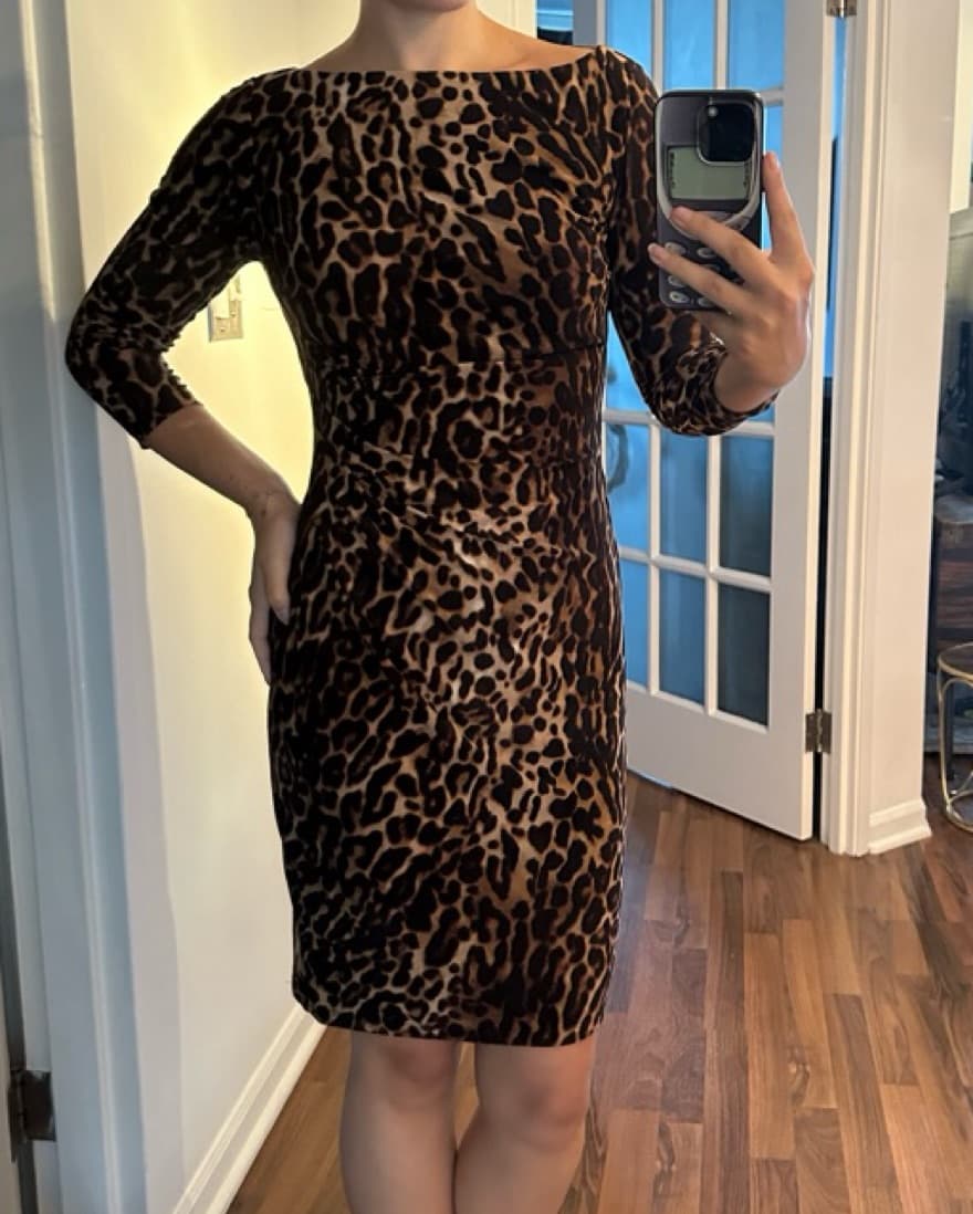 Vintage Ralph Lauren Leopard Dress - Image 5