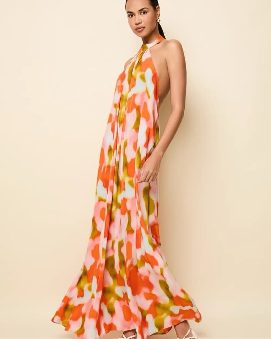 Solid & Striped Halter Dress - Image 1