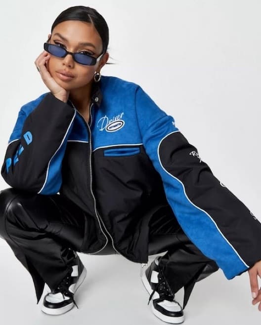 Missguided Racer Jacket  - Image 1