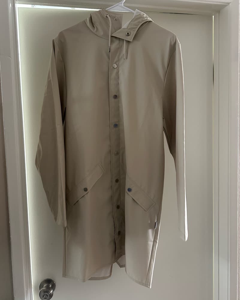 Rains Hooded Raincoat - Image 2