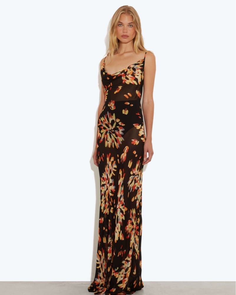 Iconic Catarina Rat + boa Vacation Dress - Image 5