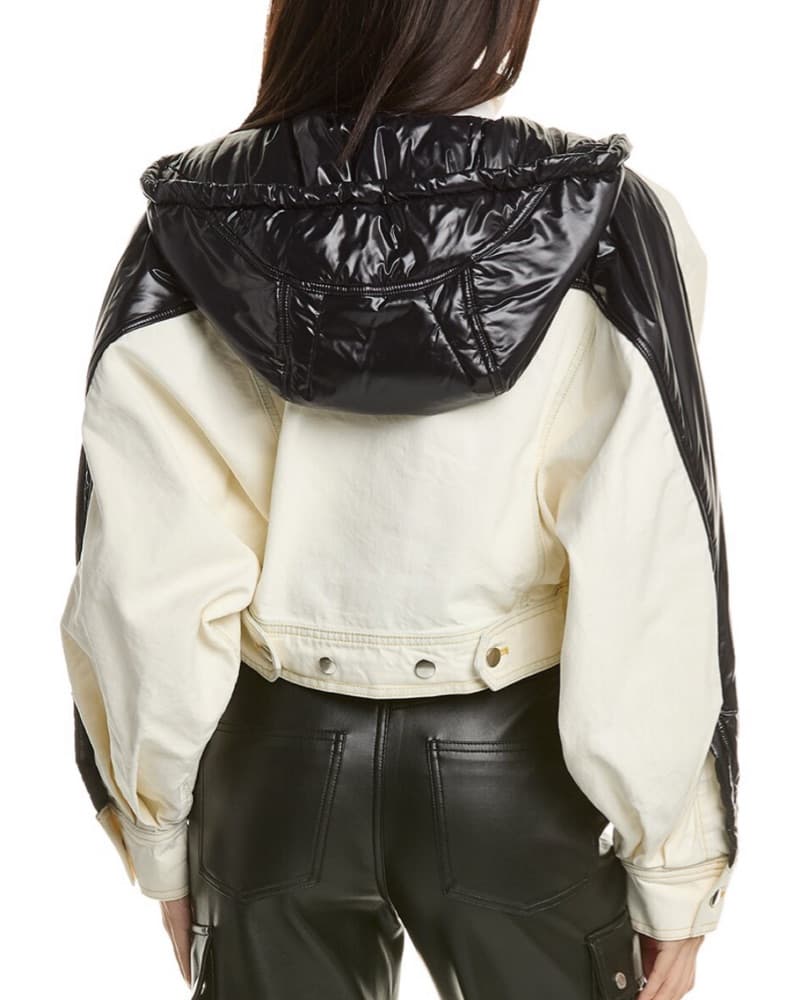 Moncler Alicia Keys White Denim Jacket  - Image 3