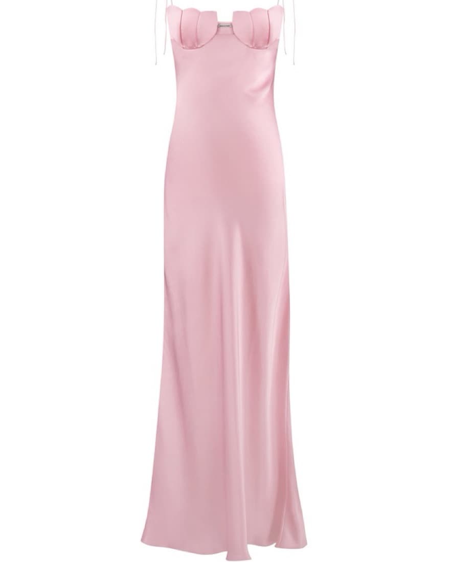 Anna October Satin Pink Gown - Image 5