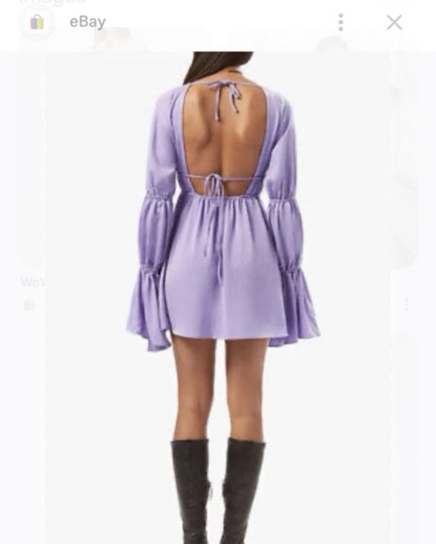 WeWoreWhat Satin Mini Dress - Image 2