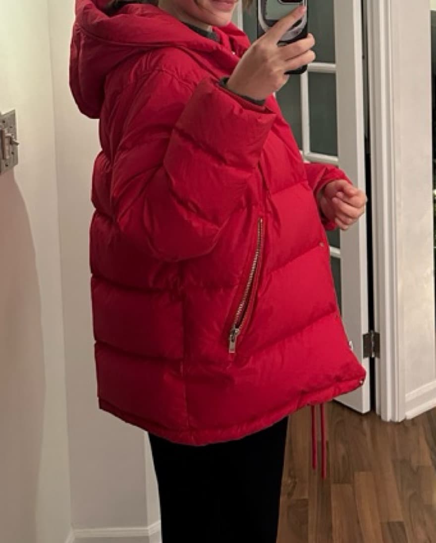 Maje Red Puffer - Image 2