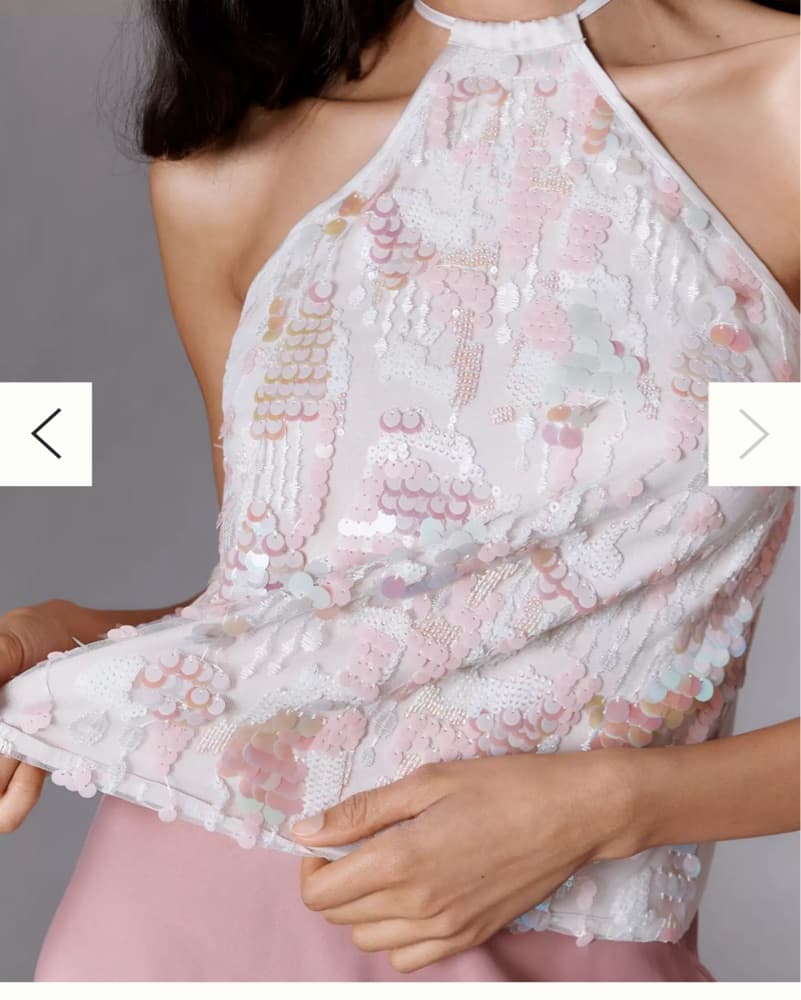 Porridge Prue Sequin Halter Top - Image 2
