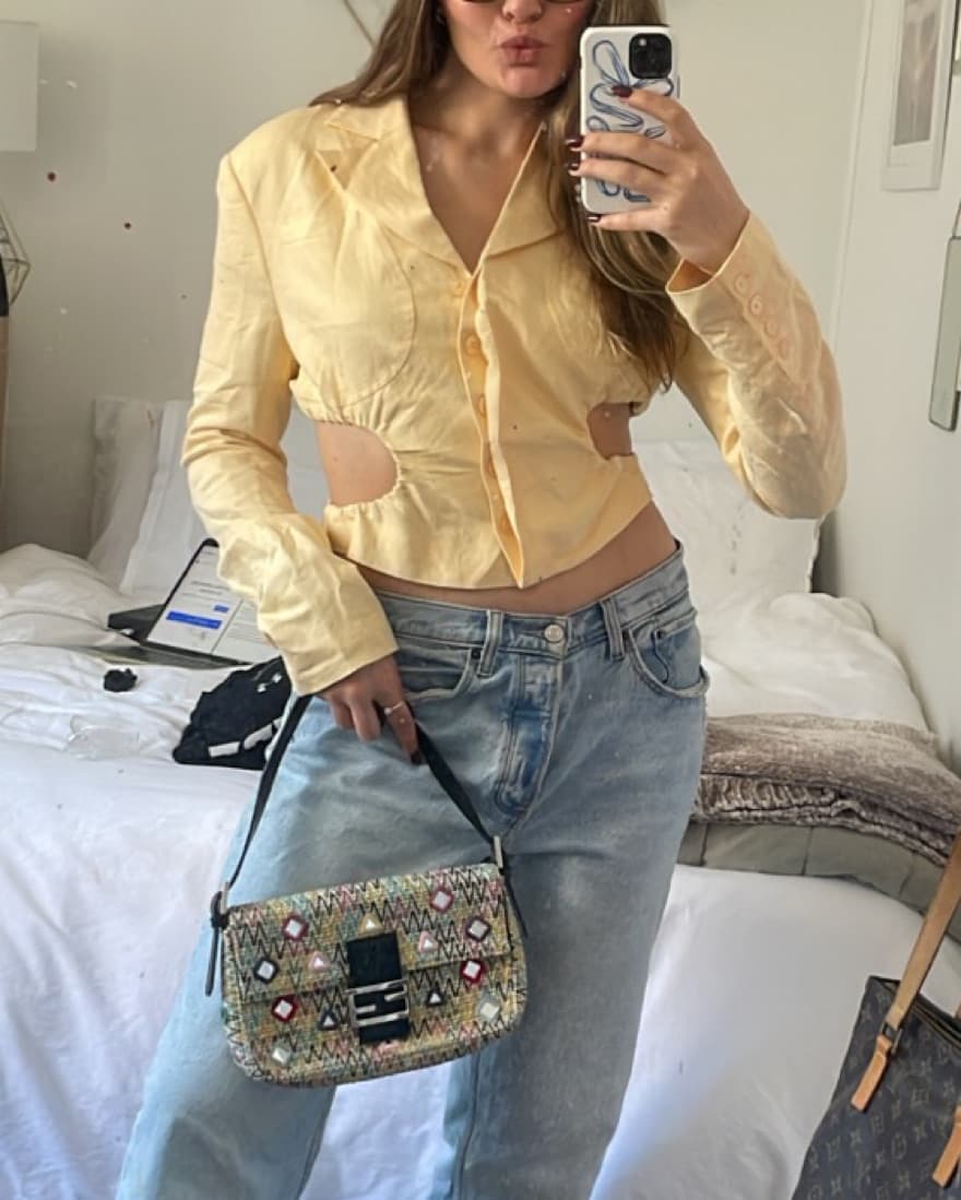 Danielle Guizio Yellow Blazer  - Image 1