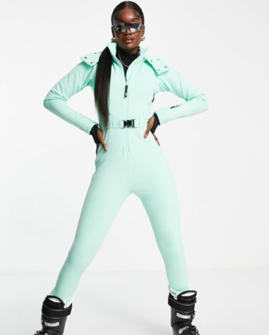 Fitted Mint Skisuit - Image 1