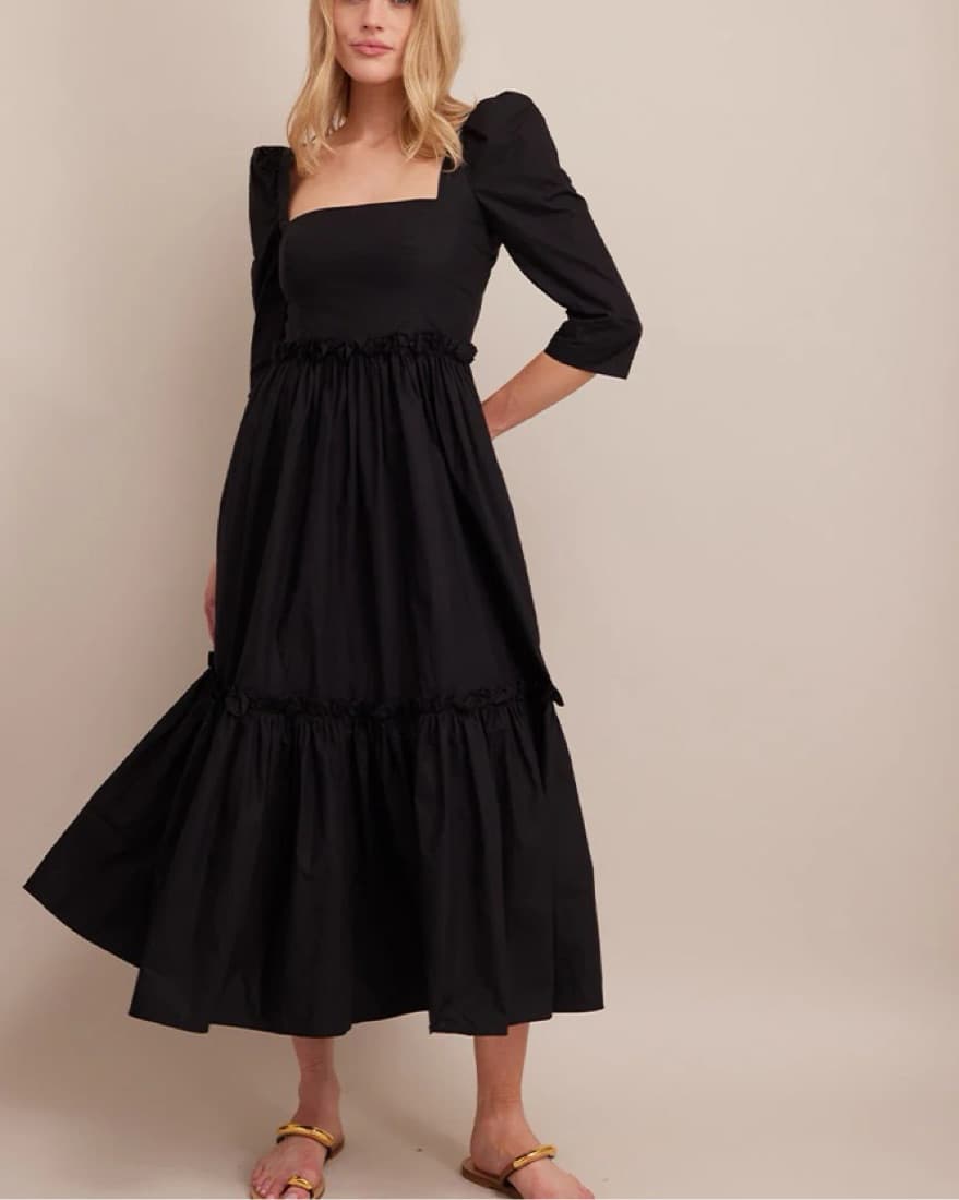 Cara Cara Blue Hill Dress - Black - Image 1