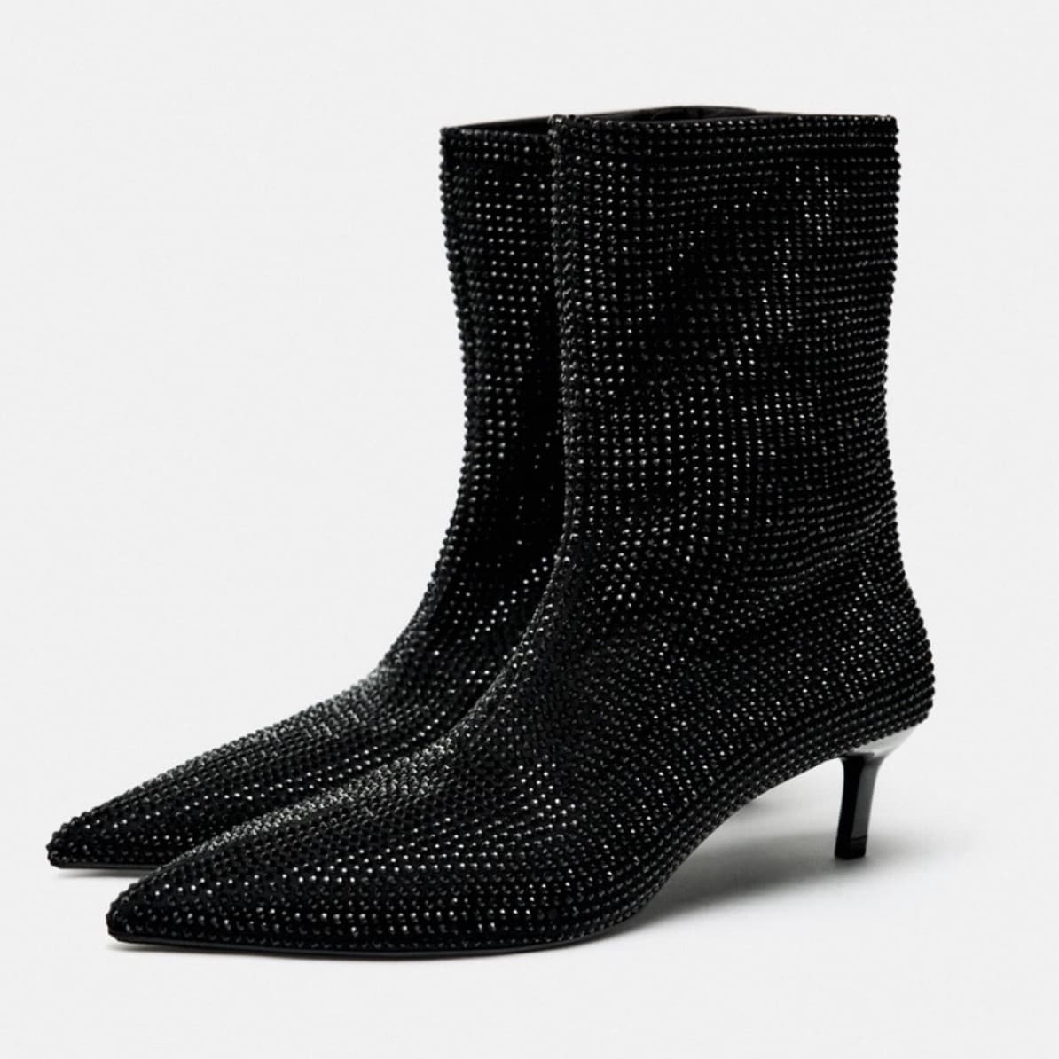 Rhinestone Ankle Boots  - Image 1