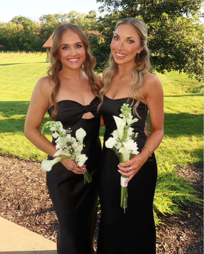 Dessy Black Satin Mermaid Formal Gown - Image 1