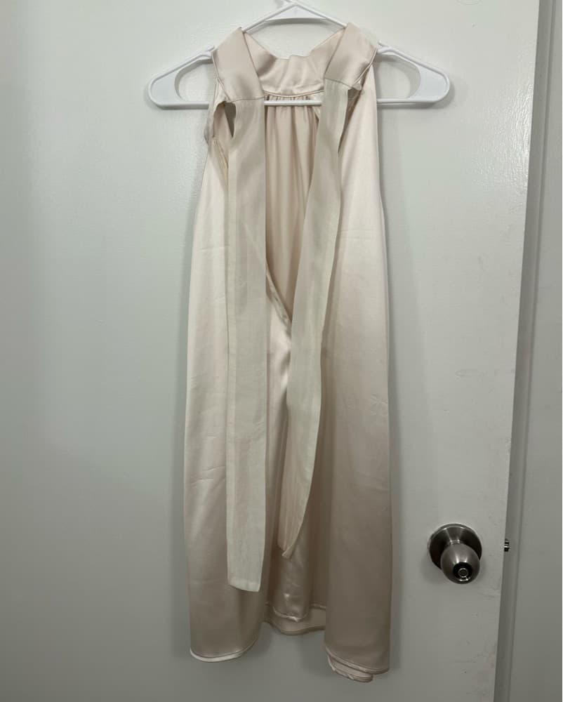 Silk Halter Neck Dress - Image 5