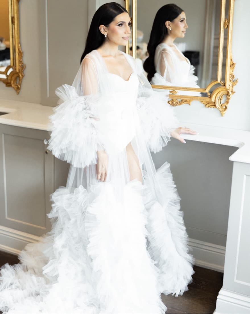 Voir victoria Bridal Robe - Image 3