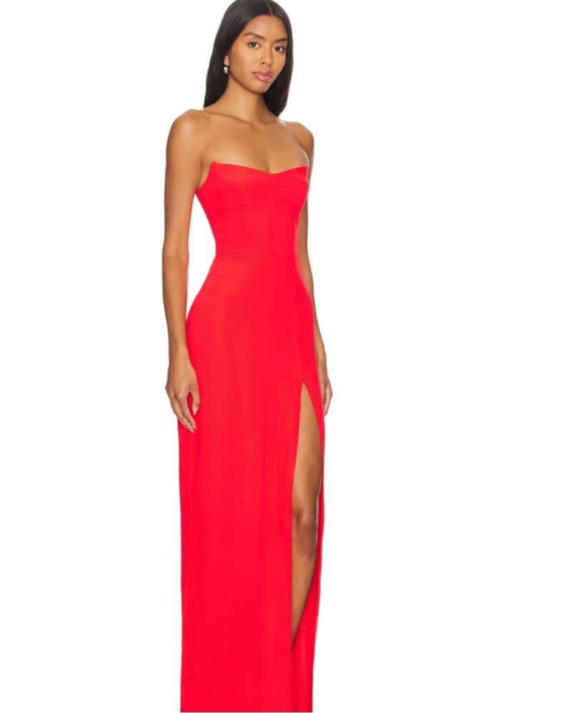 x REVOLVE Ivy Gown in Crimson - Image 2