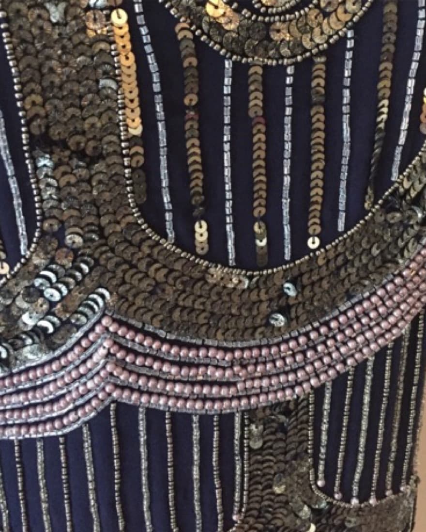 Vintage Gatsby Sequin Cocktail Dress  - Image 2