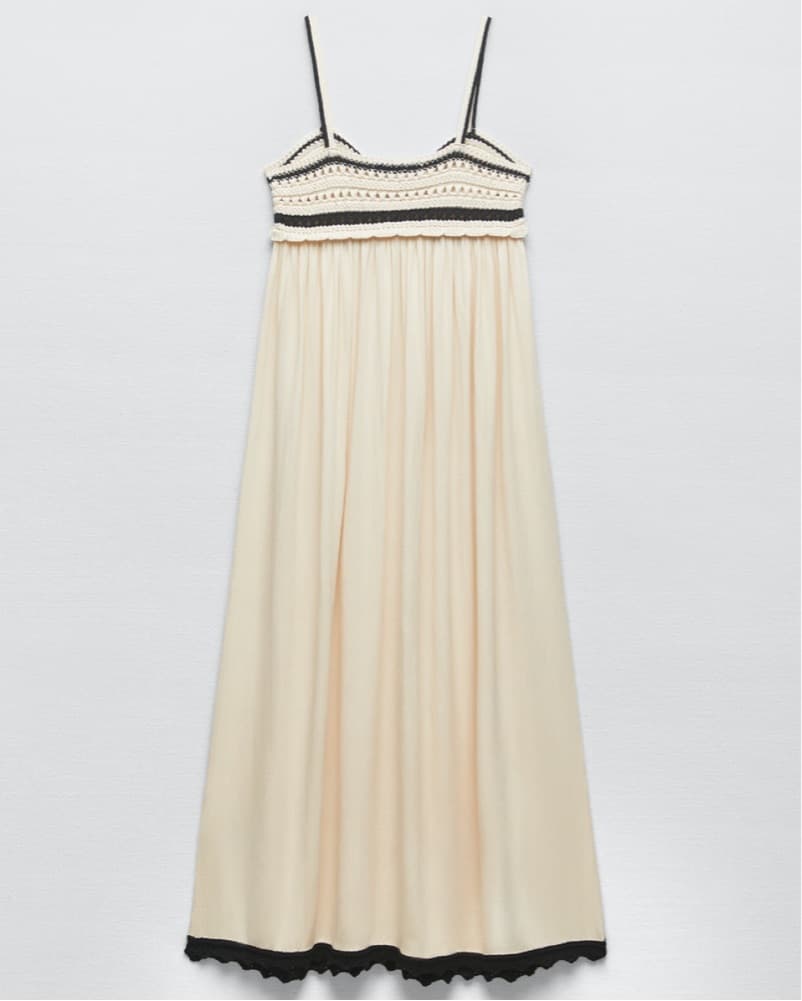 Zara Crochet Dress - Image 4