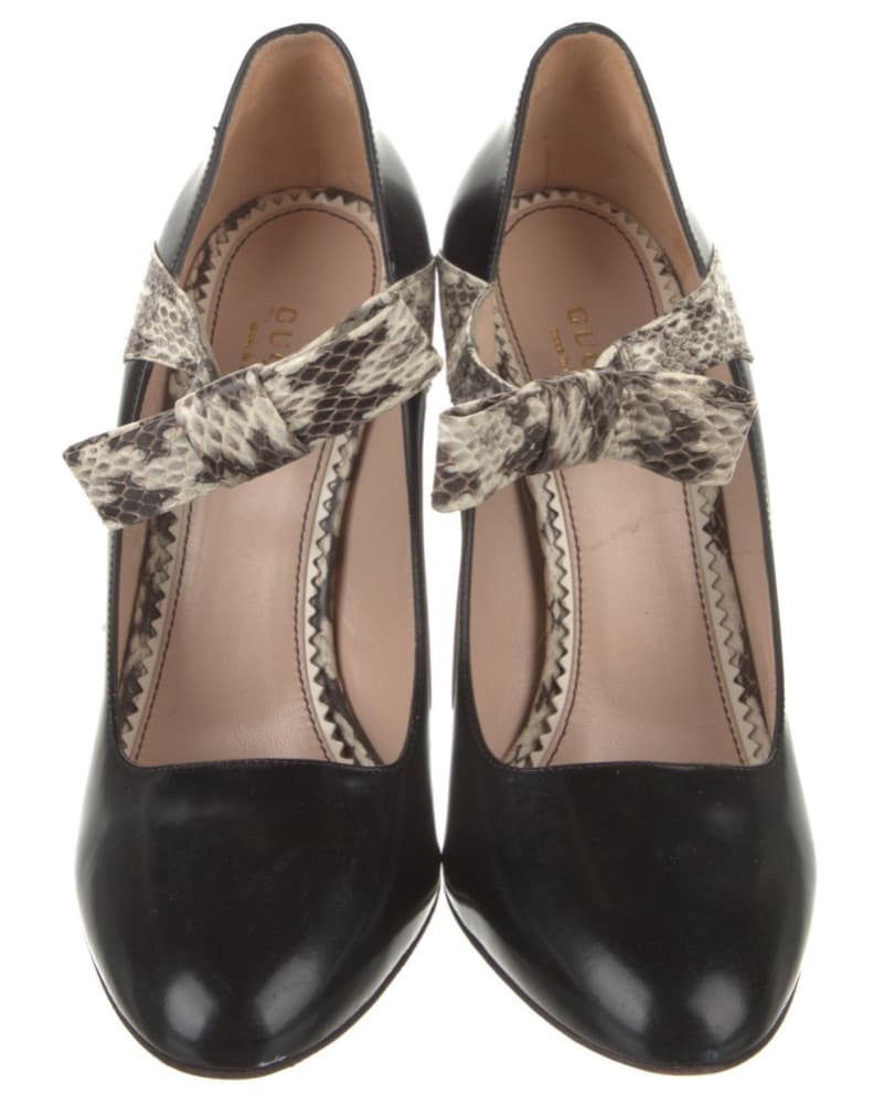 Gucci Mary Jane Block Heels - Image 3