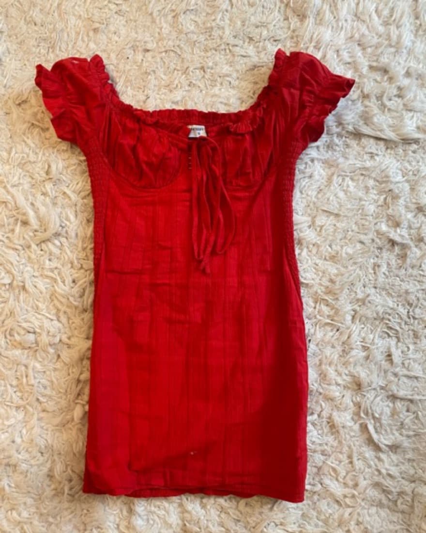 Red Mini Dress - Image 2