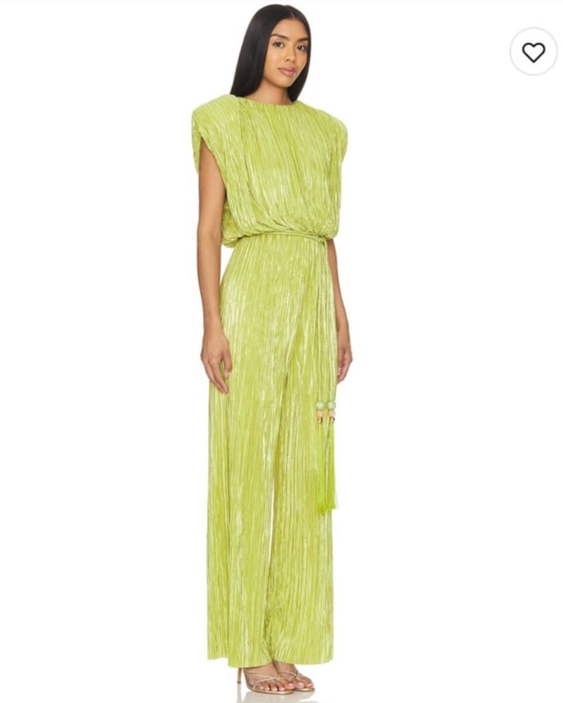 Sabina Musayev Lime Green Jumpsuit - Image 5