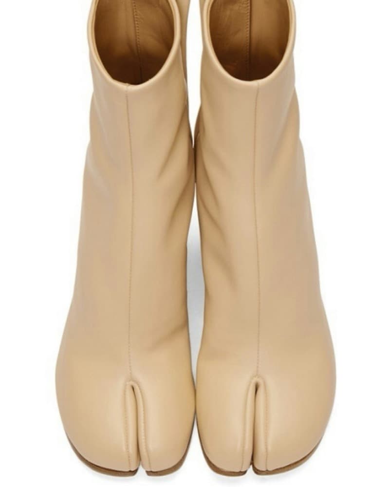 Margiela Nude Tabi Boots - Image 2