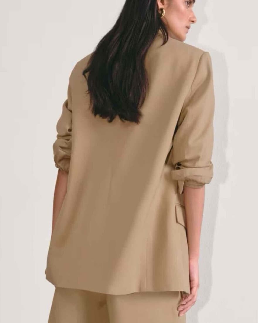 Beige Oversized Blazer - Image 2
