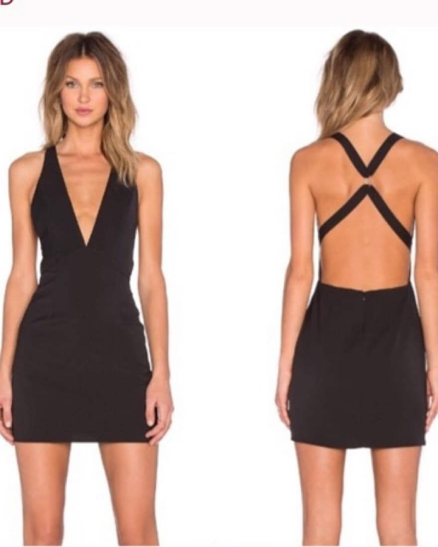 NBD Revolve Black Mini Dress - Image 3