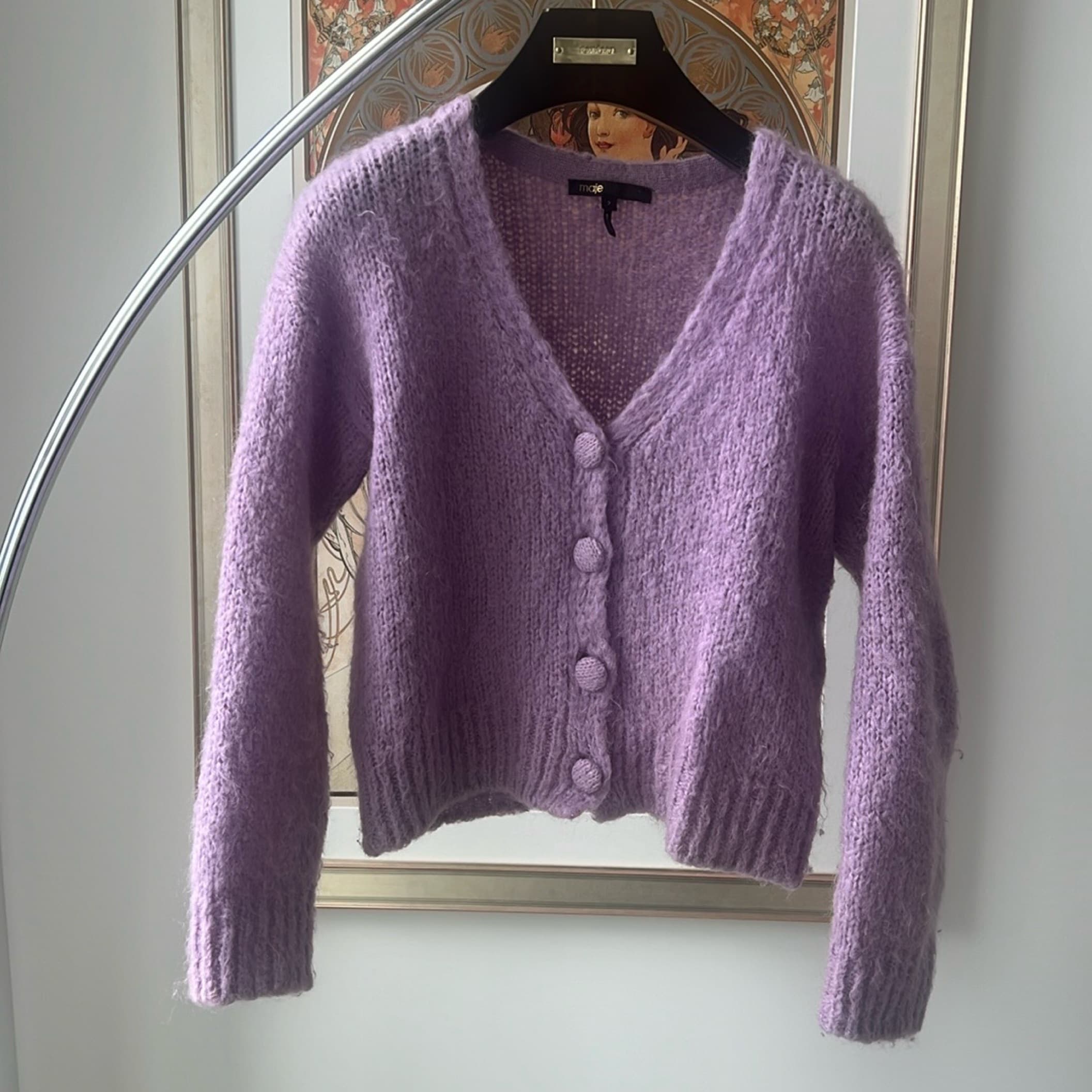Lavender Maje Cardiagn - Image 1