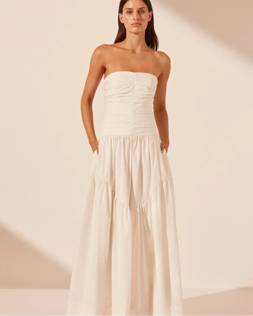 Shona Joy Maxi Dress - Ivory  - Image 1