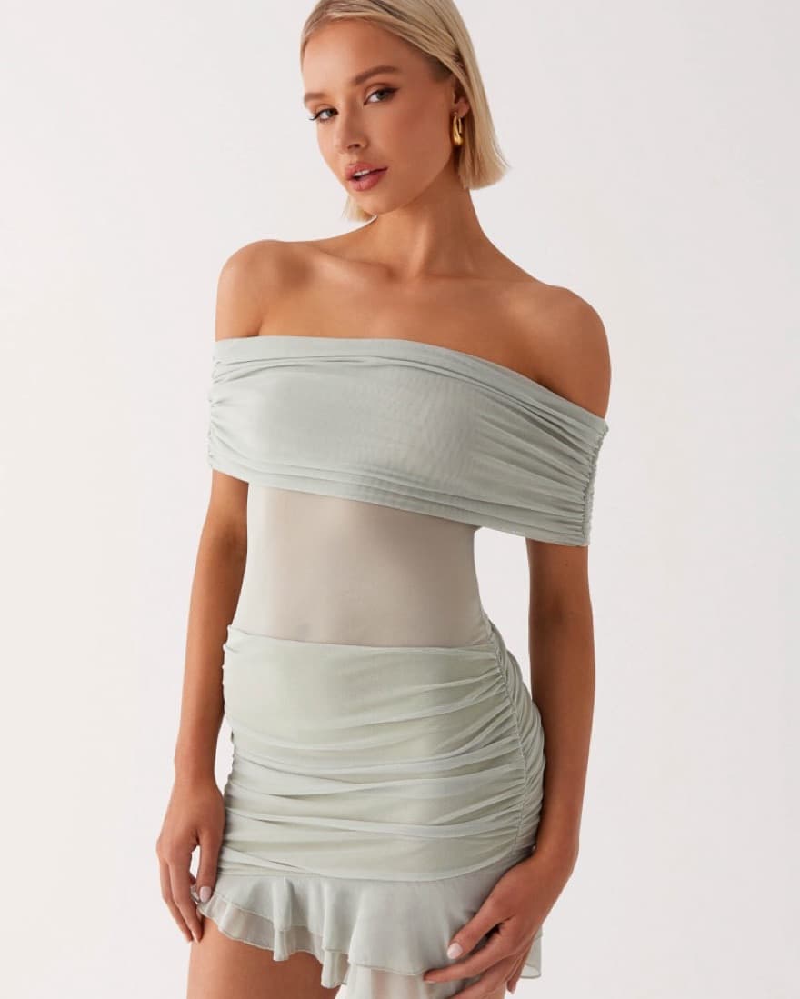Peppermayo Off Shoulder Dress - Image 1