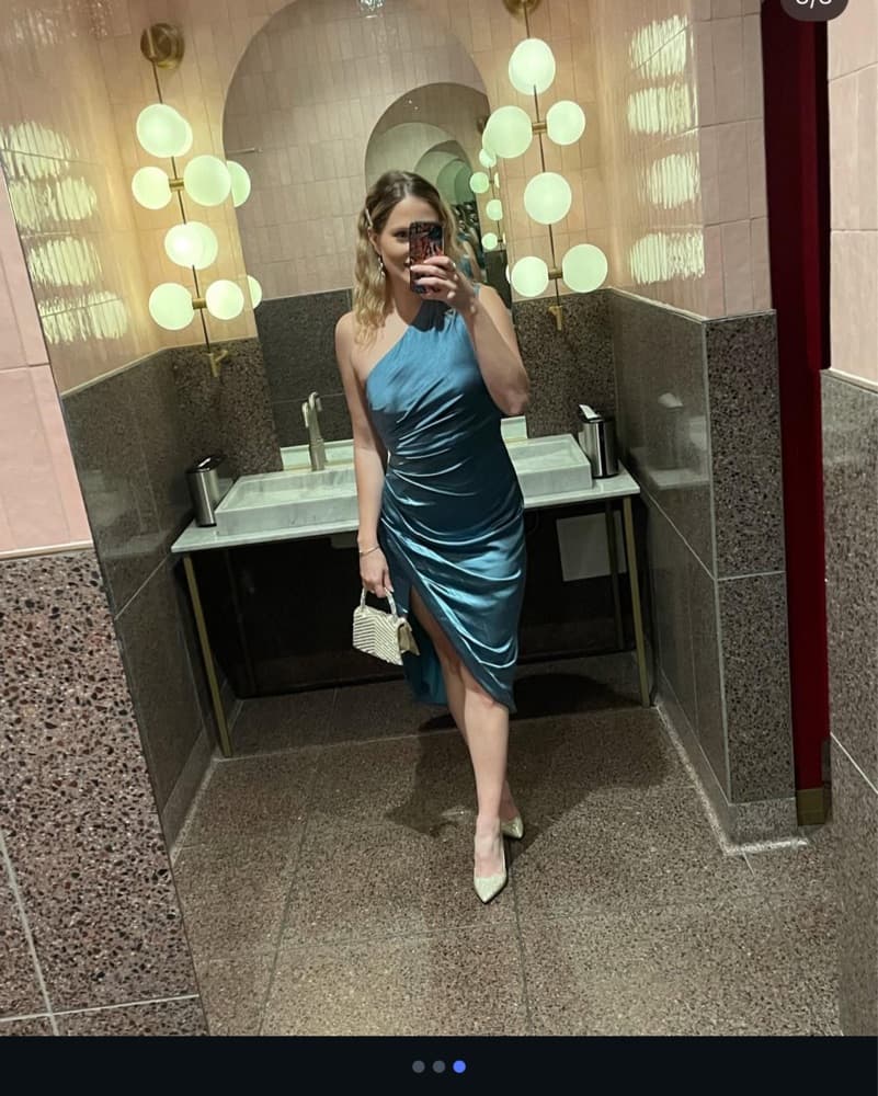 Cassini Dress in Blue - Image 3