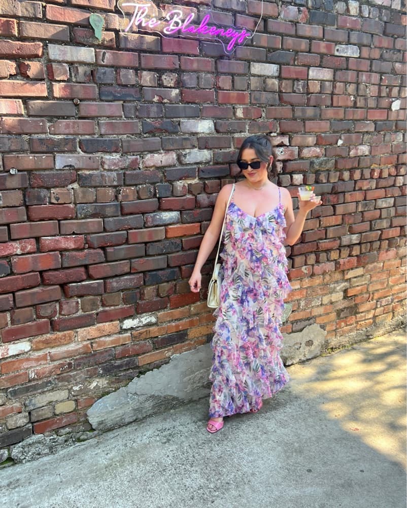 Jia Ruffle Maxi Dress BHLDN - Image 4