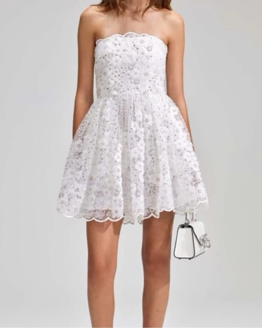 Self-Portrait Beaded Sequin Dress - Image 1