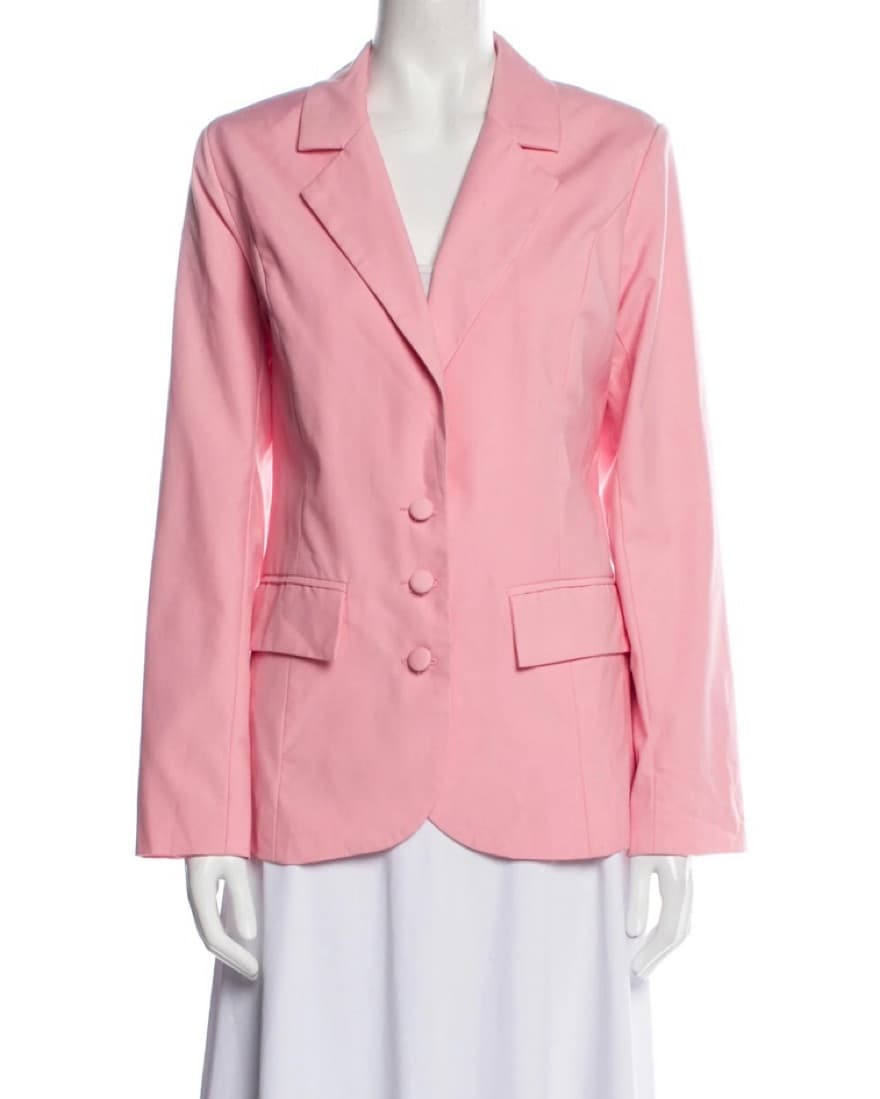 Danielle Guizio Pink Oversized Blazer - Image 2