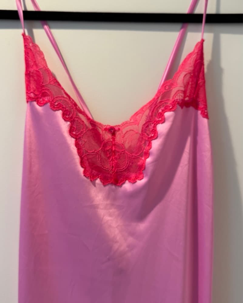skims x lana del rey hot pink satin maxi - Image 3