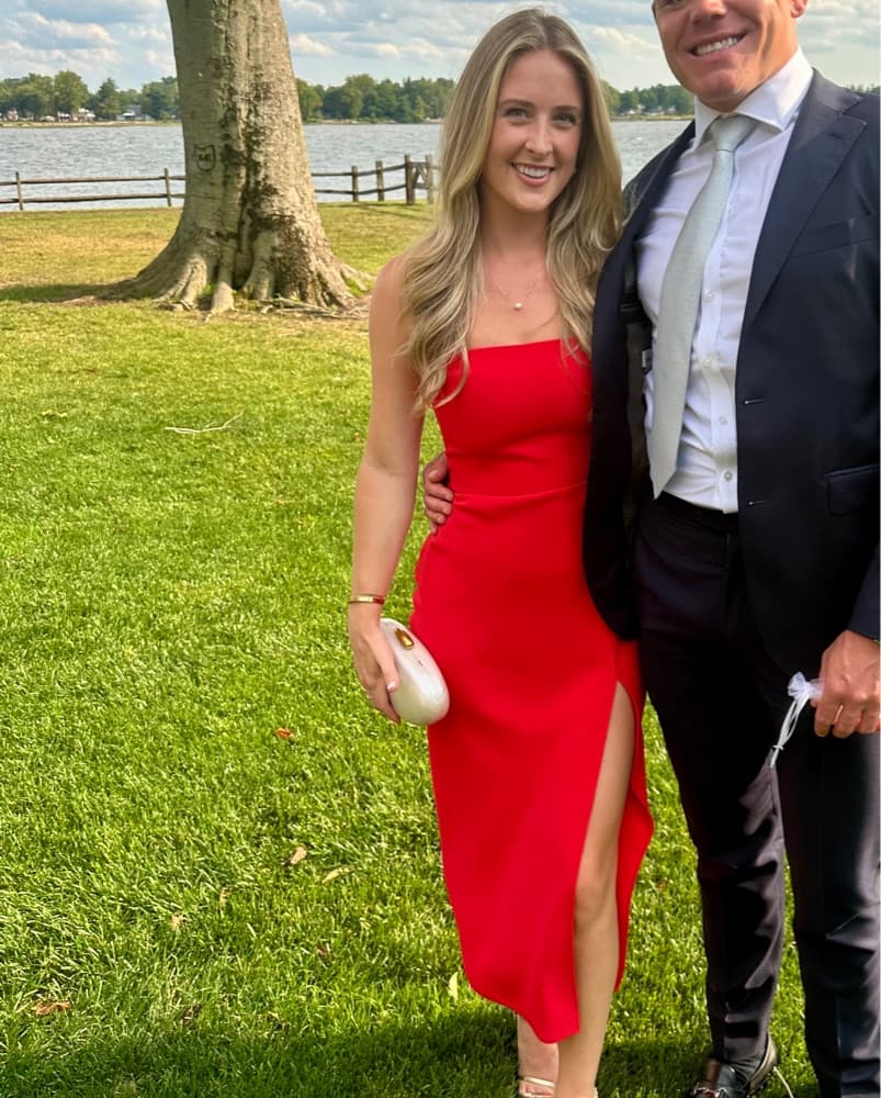 Mandy Midi Dress In Lipstick  - Image 3