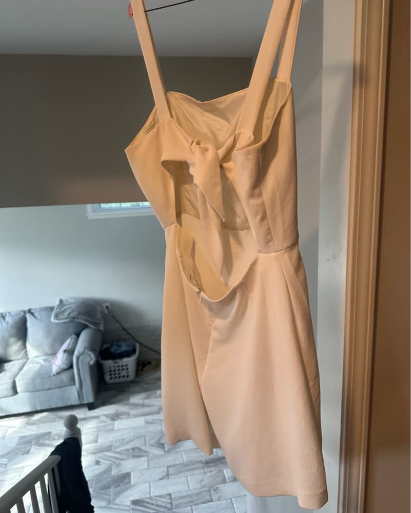 Aritzia Wilfred White Mini Dress - Image 2