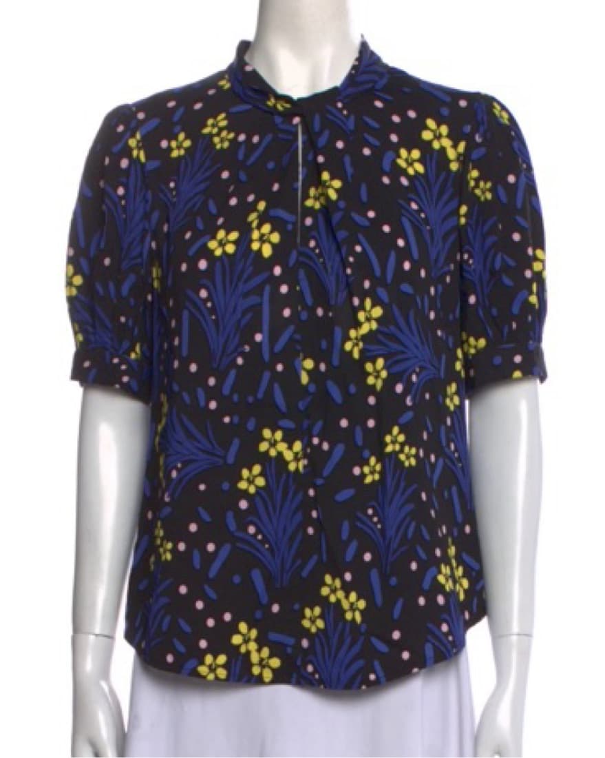 Self Portrait Wildflower Pattern Top - Image 2