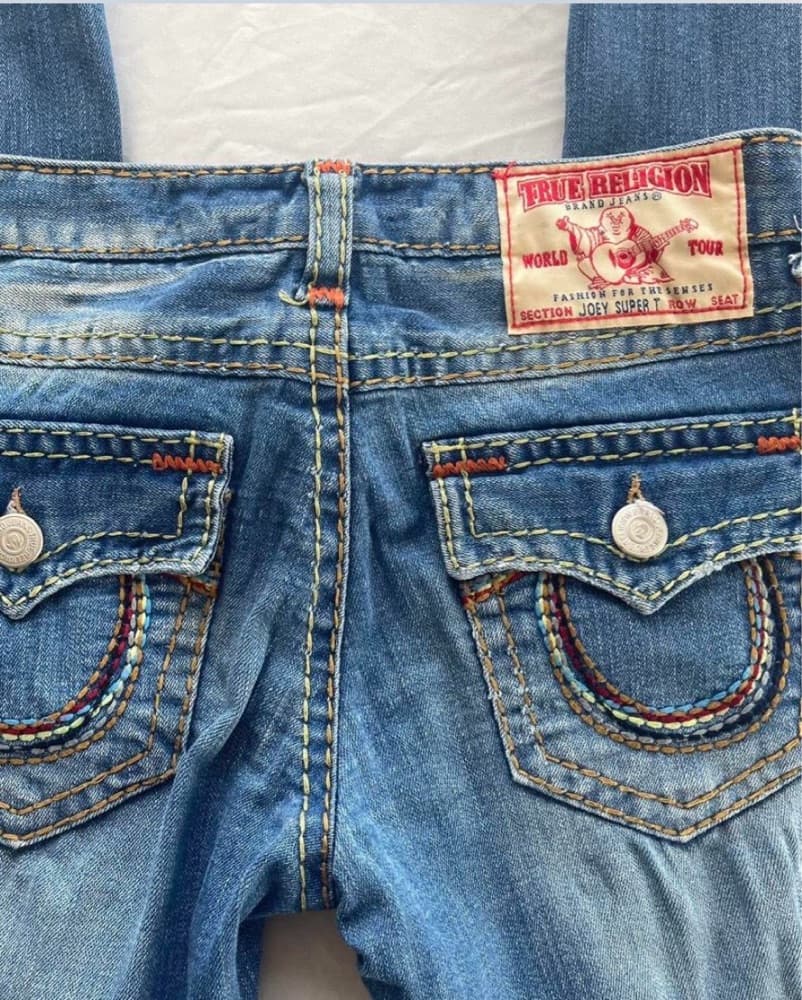True Religion Women's Distressed Denim Jeans - Image 4