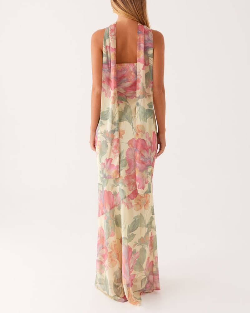 Elegant Floral Maxi Dress - Image 3
