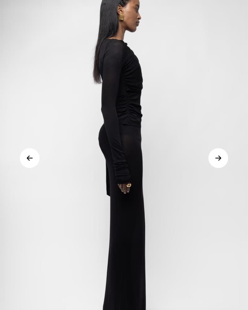 Arakii Slanted Long Sleeve Top - Image 4