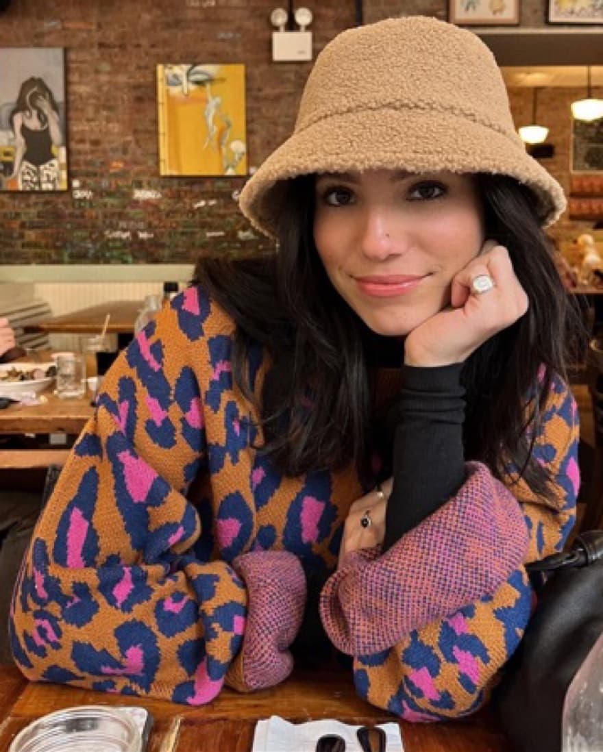 Farm Rio Leopard Wool Sweater - Image 3