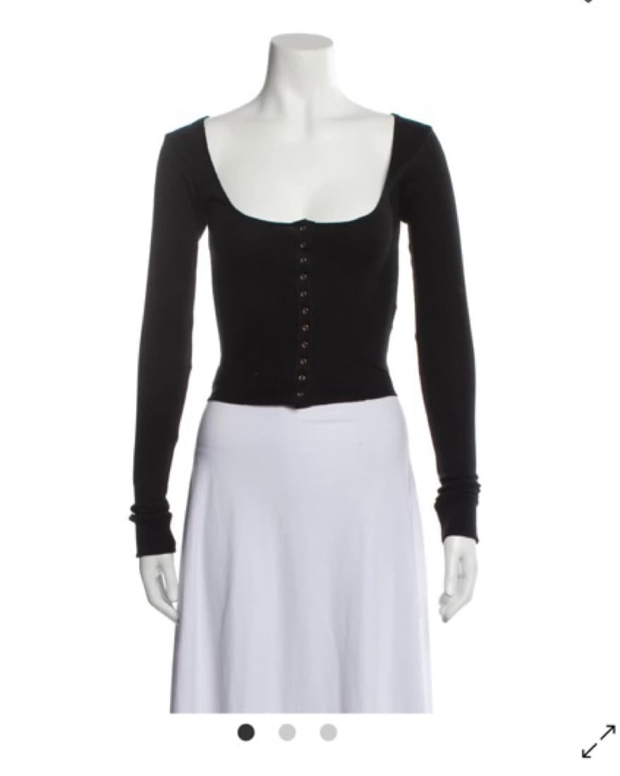 Are You Am I Square Neckline Long Sleeve - Image 1