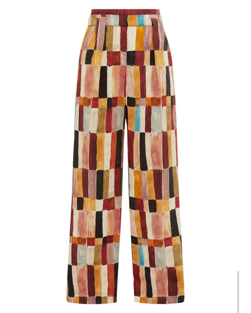 Alemais Marjorelle Linen-Silk Pant - Image 1