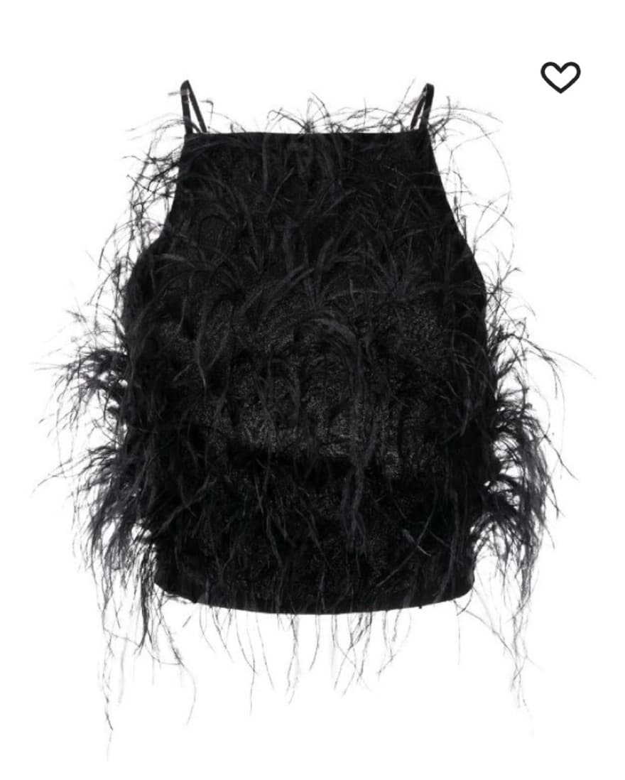 Cult Gaia Feather & Silk Set - Image 1