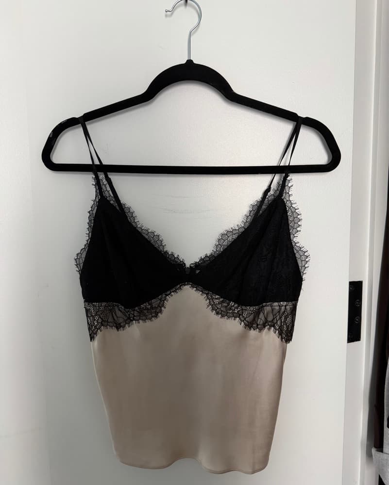 Satin and Lace Camisole - Image 1
